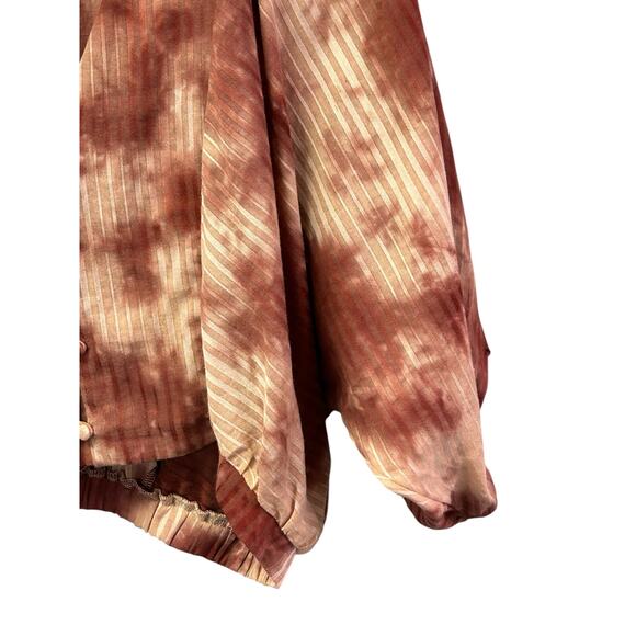 Storia Women’s Crop Tie Dye Top – Size Small‎ – Linen Blend - Picture 4 of 8